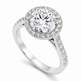 Crown Halo Ring