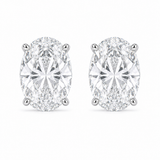 Oval Diamond Studs