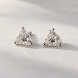 The Trillion Cut Diamond Studs